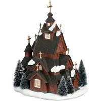 Luville Die Stabkirche l25.5xb19.5xh1 cm (multi)