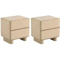 Vente-unique Nachttisch Aunela Beige 56.5 cm
