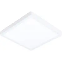 Eglo connect.z Smart-Home LED Bad-Deckenlampe Fueva-Z, L x B 28,5 cm, ZigBee, App und Sprachsteuerung, Lichtfarbe einstellbar, dimmbar, weiß, IP44