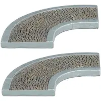 Luville Road curve 2 Stück L 26,5 x B 10 x H 1,5 cm (multi)