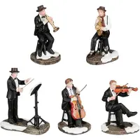 Luville Musikanten 5 Stück l3.5xw5.5xh7 cm (multi)