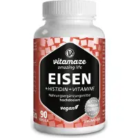 Vitamaze Eisen 20 mg+Histidin+Vitamine C/B9/B12 Kapseln 90 St