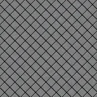 ALLOY Mosaik Fliese Massiv Metall Edelstahl Marine Gebürstet Grau Diamond-s-s-mb 1 Paket mit 10 Matten 0,91 m2 Grau