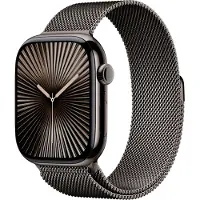 Apple Watch S10 Cell/46mm/Slate Grey/Elegant Band/Slate/-S/M