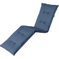Madison Liegenauflage Basic ca.200 x 65 cm kobalt 50 % Baumwolle, 50 % Polyester