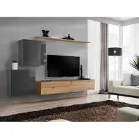 Xl Moebel Gmbh Wohnzimmer Möbel Set Wohnwand TV-Ständer Sideboard Regal Holz Luxus Wandschrank