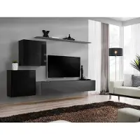 AEA Wohnzimmermöbel Set Designer Wohnwand Sideboard 2x Wandschrank 4tlg Designer Neu