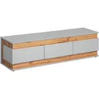 Xl Moebel Gmbh Moderne Grau Braune Wohnwand Holz TV-Ständer 2x Vitrinnen Luxus Design
