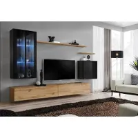 Xl Moebel Gmbh Wohnwand Hänge Vitrine Wandschrank Designer TV-Ständer Einrichtung Regale Modern