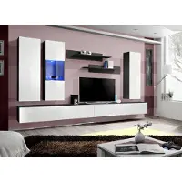 Xl Moebel Gmbh Designer Set 7 tlg. Wohnwand Hänge Vitrine Wandschrank Luxus Möbel Wohnzimmer