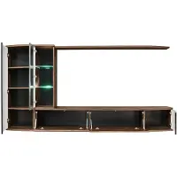 Xl Moebel Gmbh Wohnwand Set Luxus Wohnzimmer TV Ständer Holz Wandregal Wandschrank Neu