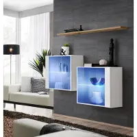 AEA Luxus Wohnwand Möbel Einrichtung Set Holz Möbel Moderne Wohnzimmermöbel