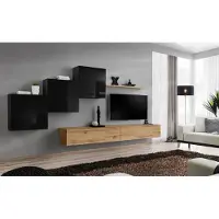 Xl Moebel Gmbh Wohnwand Braun TV Ständer Set Wohnzimmermöbel TV Ständer Sideboard Wandregal Neu