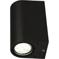 Heitronic Wandleuchte AMBOS rund 2 - 2 x GU10 max 11W - Aluminium Druckguss - anthrazit