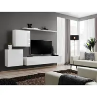 Xl Moebel Gmbh Luxus Weiß Wohnwand Design Sideboard Einrichtung Wandschrank TV Ständer Regale
