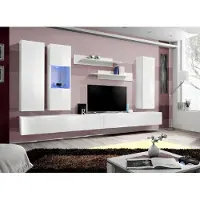 Xl Moebel Gmbh Wohnwand Holz Wohnzimmer Möbel Weiß TV Ständer Moderne Design Wand Regale