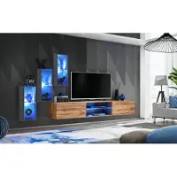 Xl Moebel Gmbh 3x Wandschrank Wohnwand Set 4tlg Wohnzimmermöbel Wand Regale Sideboard