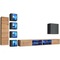 Xl Moebel Gmbh Set Wohnwand 320 cm Wandschrank TV-Ständer Modern Sideboard Wohnzimmermöbel