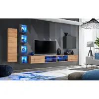 Xl Moebel Gmbh Set Wohnwand 320 cm Wandschrank TV-Ständer Modern Sideboard Wohnzimmermöbel