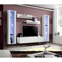 Xl Moebel Gmbh Wohnwand 5tlg rtv 2x Hänge Vitrine Design Möbel Wohnzimmer Stil Modern