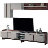 AEA Weiße Wohnzimmer Wohnwand Möbel RTV Lowboard Regale Sideboard