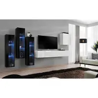 Xl Moebel Gmbh Neu Wohnzimmer Wohnwand Hochglanz Holzmöbel Schrank Moderne Möbel 5tlg