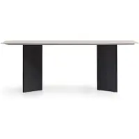 Xl Moebel Gmbh Eleganter Beigefarbener Esstisch aus Holz im Stilvoller Design