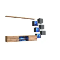 Xl Moebel Gmbh Modern Wand Möbel Wohnwand Luxus Wand Regale Sideboard TV-Ständer Wandschrank