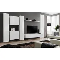 AEA Garnitur Wohnwand Wandschrank Designer Modern Stil Sideboard TV Ständer Neu