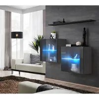 Xl Moebel Gmbh Designer Wohnwand Wandschrank Wand Regal Luxus Set Wohnzimmermöbel
