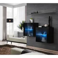 Xl Moebel Gmbh Wohnwand Holz Möbel Einrichtung Luxus Designer Komplette Set 3tlg. Wand Regal