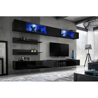 Xl Moebel Gmbh Wohnzimmermöbel Set Wohnzimmer TV-Ständer Wandschrank 6tlg. Wohnwand Einrichtung