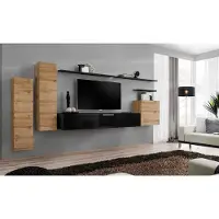 AEA Luxus Wohnzimmermöbel Set Designer Wohnwand Wandregal Wand Schrank Möbel