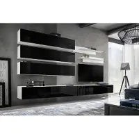 AEA Set 7 tlg. Designer Wohnzimmer Wohnwand Wandschrank Sideboard TV-Ständer Neu