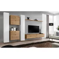 Xl Moebel Gmbh Wohnwand Designer Wohnzimmermöbel Braun Wandschrank Komplett Neu Wand Regal