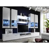 AEA Wohnwand tv Ständer Sideboard Designer Modern Wohnzimmer Regale Holz Neu