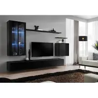 Xl Moebel Gmbh Wohnzimmermöbel Wohnwand Wandschrank Sideboard Schwarz Luxus Holzmöbel