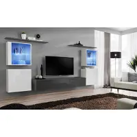 Xl Moebel Gmbh Set 7tlg. Wohnwand Luxus Sideboard TV Ständer Lowboard Wand Regale Wandschrank
