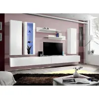 AEA Wohnzimmermöbel Designer Weiß Wohnwand TV Ständer Sideboard Modern Wandschrank