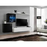 AEA Wohnzimmermöbel Designer Modern Wohnwand 260cm Luxus Sideboard Garnitur