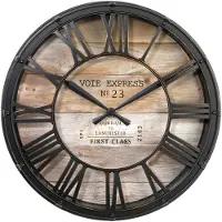 Atmosphera Wanduhr/Wanduhr - Vintage - Dia 39 cm - Kunststoff/Glas