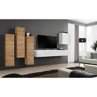 AEA Wohnzimmer Wohnwand Wandschrank Sideboard Einrichtung TV Ständer Modern