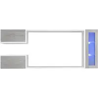 AEA Wohnwand Garnitur Designer Möbel Wandschrank Modern Holz Regale Neu