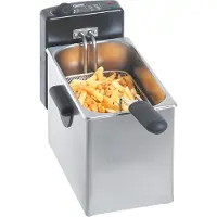 Bartscher Mini II, 4 l, Einzelbild, Schwarz, Edelstahl, Kunststoff, Edelstahl, 2200 W, 230 V
