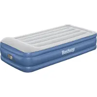 Bestway Tritech Twin Reinforced Einzel-luftbett Mit Eingebauter Pumpe