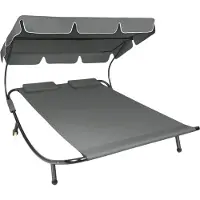 TecTake Gartenliege für 2 Personen