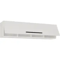 VCM Holzregal hängend | platzsparendes Regal | Maße: H. 115 x B. 30 x T. 30 cm | Elegantes Regal hängend | Aufbewahrungsregal | Bücherregal | Wandboard - Arila XL