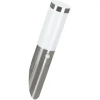 Eglo HELSINKI Wand-/Deckenleuchte Lampe Beleuchtung - H42,5 x Ø7,5 x AL16,5cm - edelstahl - IP44