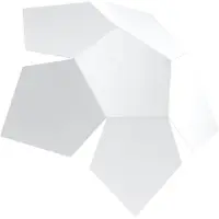 Sollux Wandleuchte PENTA weiß 2xG9 8W Stahl 8x30x30cm