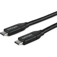 StarTech.com .com 1m USB-C-Schnellladekabel, Laden und Synchronisieren, 100W (5A) Power Delivery, USB 2.0, USB-IF-, Schwarz - USB C Ladekabel, 1 m, USB C, USB C, USB 2.0, 0,48 Gbit/s, Schwarz